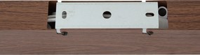 Plafoniera moderna effetto legno noce con LED integrato, dimmerabile a 3 livelli e selettore DIP (2700-4000K) - Keane