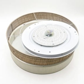 Plafoniera LED SIRJA BOHO LED/36W/230V Ø 45 cm beige/crema