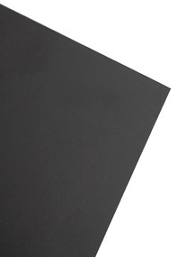 Applique moderna nera regolabile - Muro