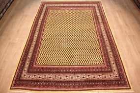 Sarouk Tappeto 220 x 330 (Iran) Annodato A Mano