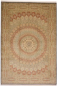Cashmere Silk Tappeto 190 x 280 (Indian) Annodato A Mano