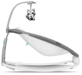 Lionelo - Dondolo vibrante per bambini con melodia PASCAL 2xAA grigio/turchese