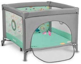 Lionelo - Recinto da gioco MILLE Grigio/Verde