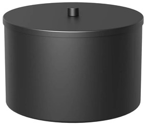 Scatola metallica da stoccaggio 12x17,5 cm nero