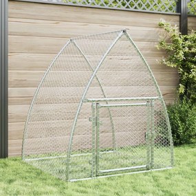 Conigliera Argento 100x105x120 Cm İn Acciaio Zincato /