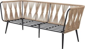 Divano da giardino beige Pavone - Bloomingville