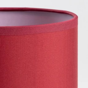 Brilagi-Applique a LED NUBILA 1xE27/25W/230V+LED/3W nero/Pompeiana rosso