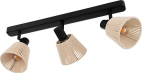 Eglo 44141 - Faretto SEAGARD 3xE14/40W/230V beige/nero