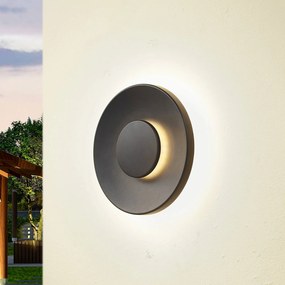 Applique da esterni a LED Kayana Lucande, Nero, Alluminio, Moderno, Applique LED da esterni