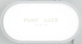 Plafoniera led shelly bianca ovale 15w 1900lm cct 3000k / 4000k ip6...