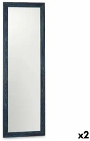 Specchio da parete Azzurro Legno MDF 48 x 150 x 2 cm (2 Unità)