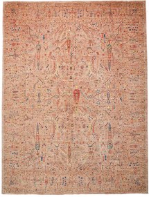 Samarkand Tappeto 410 x 310 Marrone (Pakistan) Annodato A Mano