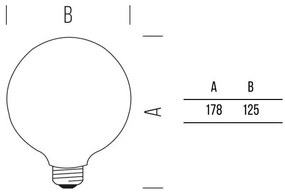 Globo 125 Stick 1521lm 11,0W E27 WW DIMM