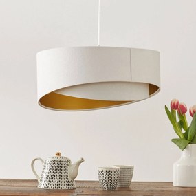 Maco Design Lampada a sospensione bicolore Chloe in look stratificato