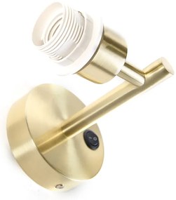 Applique moderna oro 1-luce con interruttore - Combi