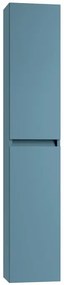 Colonna per mobile bagno Kora 2 ante P 27 x L 30 x H 160 cm laccato opaco blu pacifico