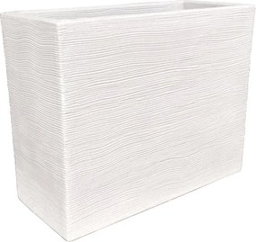 Fioriera SHABBY in polietilene bianco H 61 cm L 78 x P 35 cm