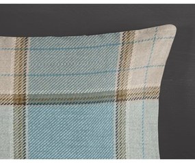 Set lenzuola letto una piazza e mezza in flanella blu 140x220 cm Jacco - Good Morning