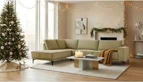 Divano angolare verde (con penisola a sinistra) Copenhagen – Scandic