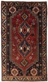Shiraz Tappeto 270x150 Rosso (Iran) Annodato A Mano