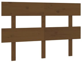 Testiera per letto miele 144x3x81 cm in legno massello di pino