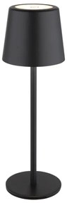 Globo 58482B-LED Lampada da tavolo ricaricabile da esterno dimmerabile VAN. 2W/5V 2200mAh IP44 nero