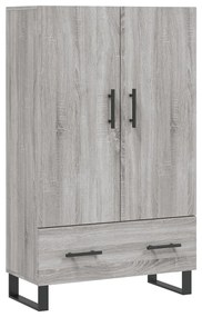 Credenza grigio sonoma 69,5x31x115 cm in legno multistrato