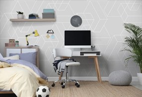 Carta da parati – Puzzle grigio