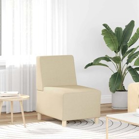 Divano Sedia Crema 55 Cm İn Tessuto /