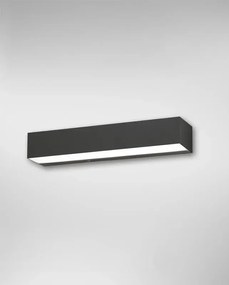 Applique LED moderno MISTRAL nero IP20, con regolazione di temperatura 1600 lumen,