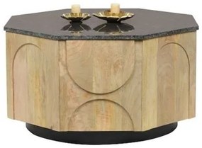 Tavolino da Caffè DKD Home Decor Marmo Legno di mango 80 x 80 x 45 cm