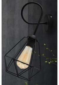 Applique KARO 3xE27/15W/230V nera