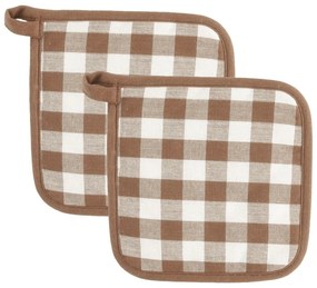 Presine in set in cotone 2 pz Gingham – Tiseco Home Studio