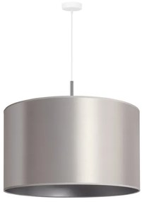 Duolla - Lampadario a sospensione con filo CANNES 1xE27/15W/230V diametro 50 cm argento