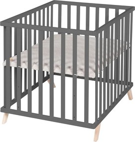 Box in legno di faggio grigio scuro 75x100 cm Lil Planet - Roba