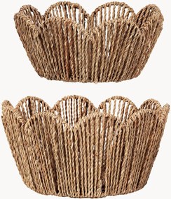 Set di 2 cestini in fibra naturale Chaumiere