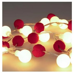 Solight 1V292 - Catena luminosa natalizia a LED 20xLED/2xAA 1,8 m bianco caldo