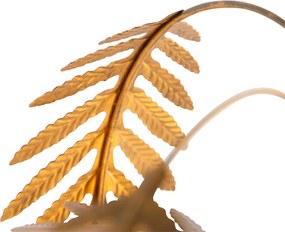 Lampada da tavolo Art Déco dorata 3 luci - BOTANICA