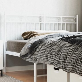 Testiera İn Metallo Bianco 160 Cm /