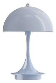 Louis Poulsen - Panthella 160 Portable Lampada da Tavolo IP44 Pale Blue Opal Louis Poulsen