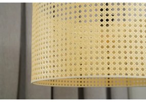 Duolla - Lampadario a plafone ROLLER RATTAN 1xE27/15W/230V diametro 45 cm beige