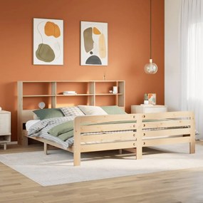 Giroletto Senza Materasso 200x200 Cm İn Legno Massello Di Pino /
