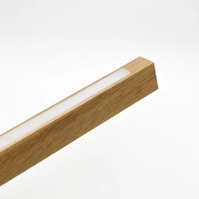 Lampada a sospensione LED su cavo VERDE LED/18W/230V 3000K 76 cm rovere