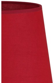 Duolla - Paralume per lampada da tavolo CLASSIC M E27 diametro 24 cm rosso
