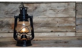 Brilagi - Lampada ad olio LANTERNA 24,5 cm nera