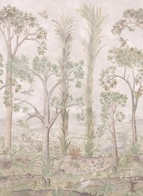 GP & J Baker Carta da parati panoramica Tall Trees - Soft Green