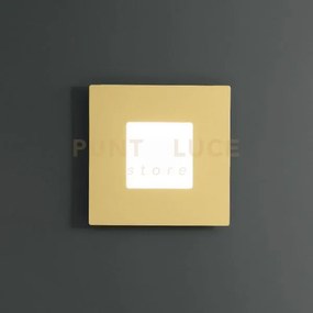 Bilde p/g - plafoniera colore oro opaco a led 3000k 5600lm 56w dimm...