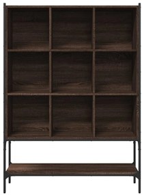 Libreria Rovere Marrone 102x30x141,5 cm in Legno Multistrato