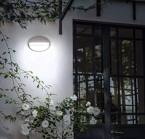 Plafoniera E27 IP54 Bianca 214x142mm mod. Palpebra Colore Bianco