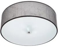 Lampadario a Sospensione Con Strass di Diamante e Vetro 160W Moderno 40cm Nero